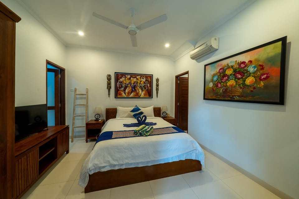 Bed, Bedroom, air conditioner
