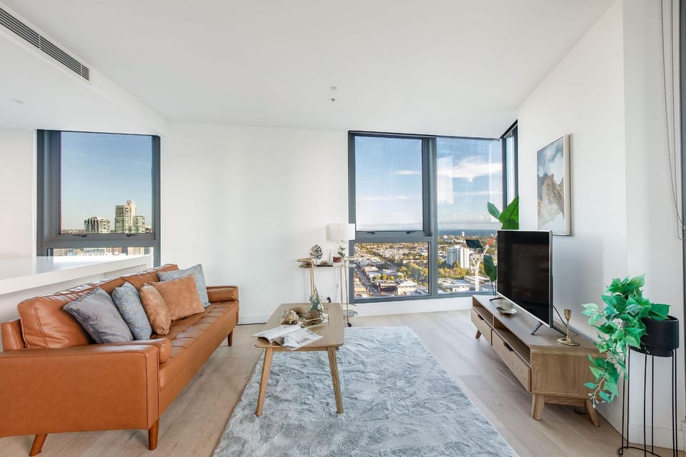 Living room, City view