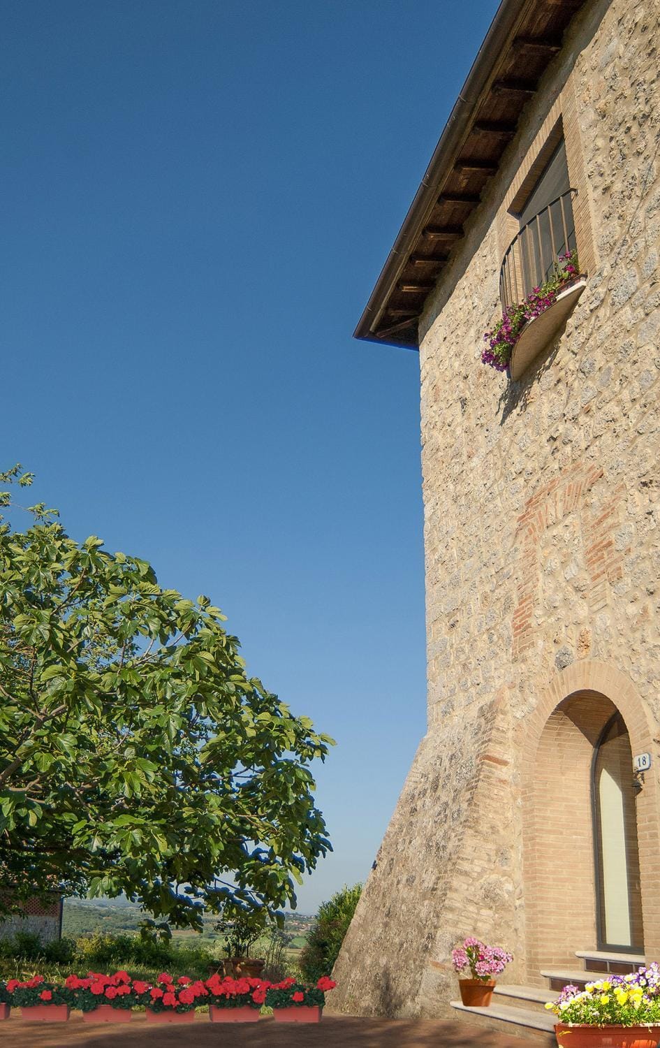 Property building, Spring, Garden
