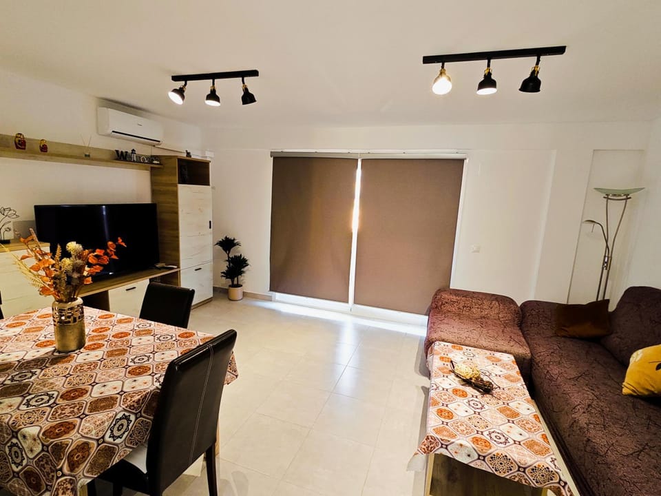 Dining area, air conditioner