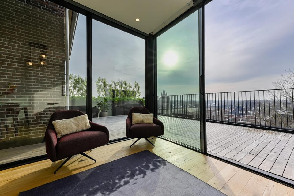Patio, Day, Natural landscape, View (from property/room), Balcony/Terrace, Living room, Seating area