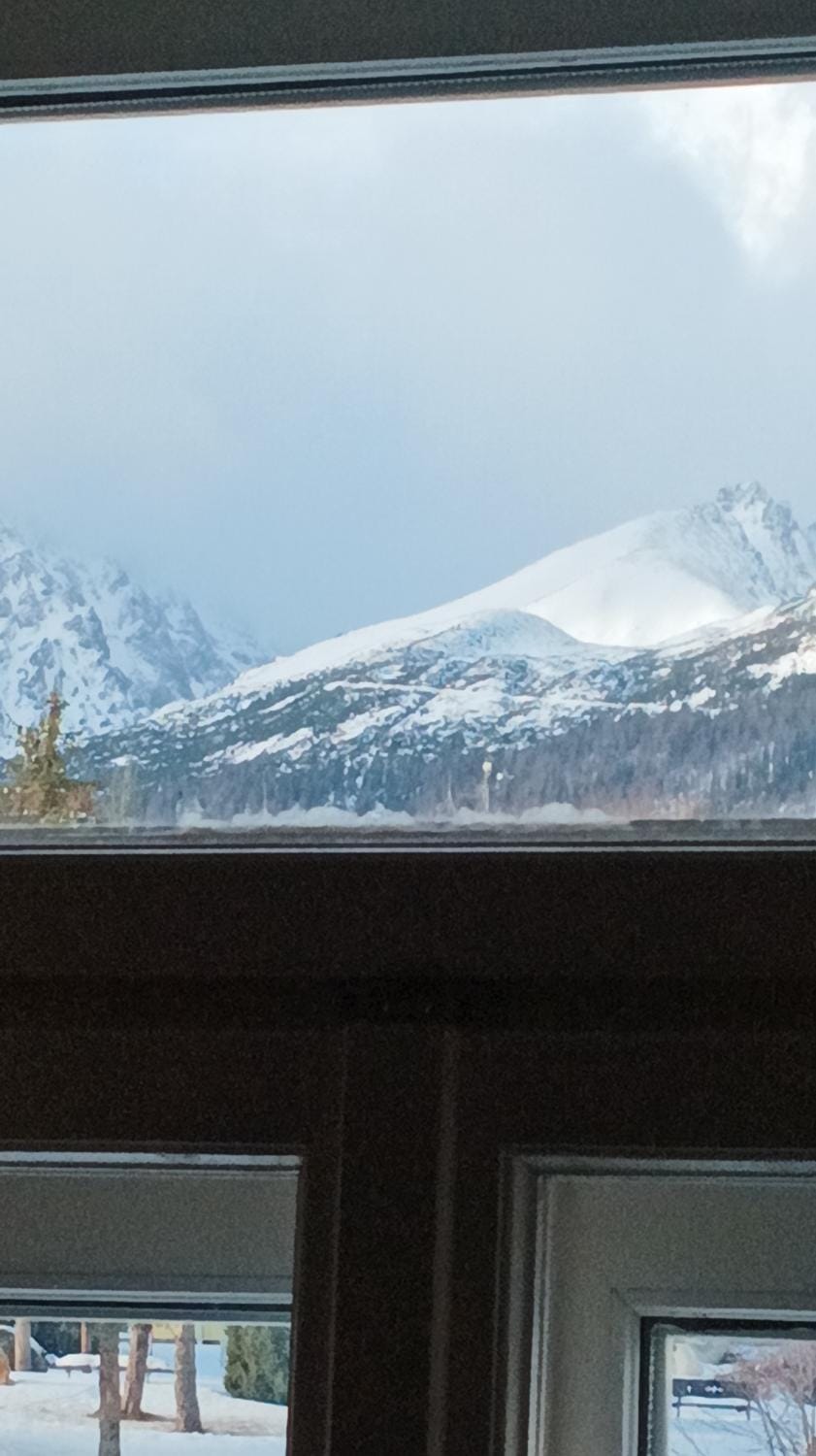 Natural landscape, Winter, Mountain view