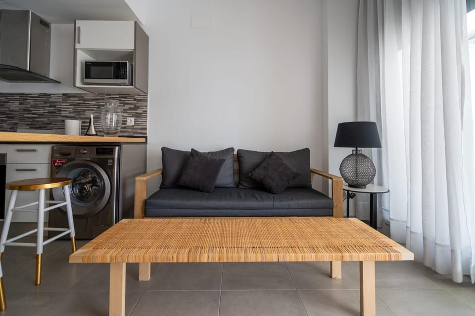 Kitchen or kitchenette, Living room, Dining area