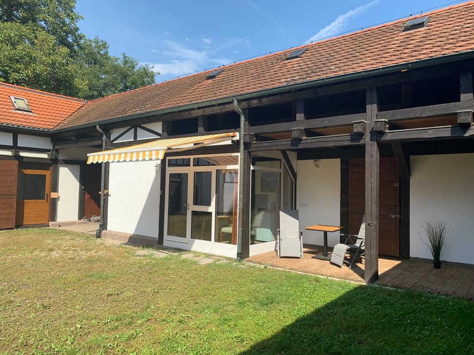 Property building, Patio, Day