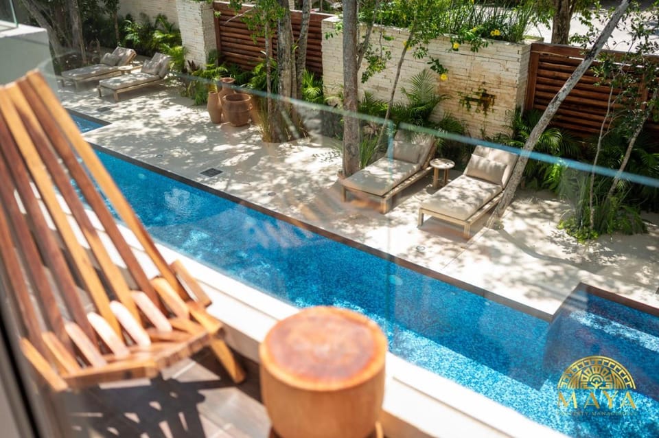 NHOA 207A Lux 2BR Condo Pool View in Aldea Zama House in Tulum