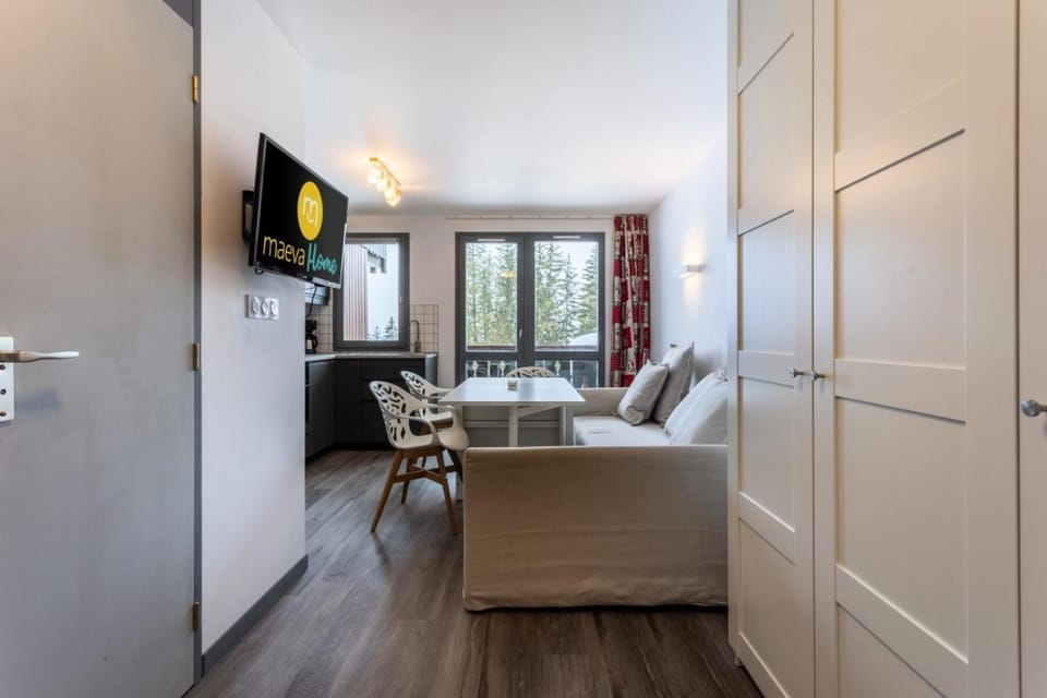 Living room, furniture, kitchen
