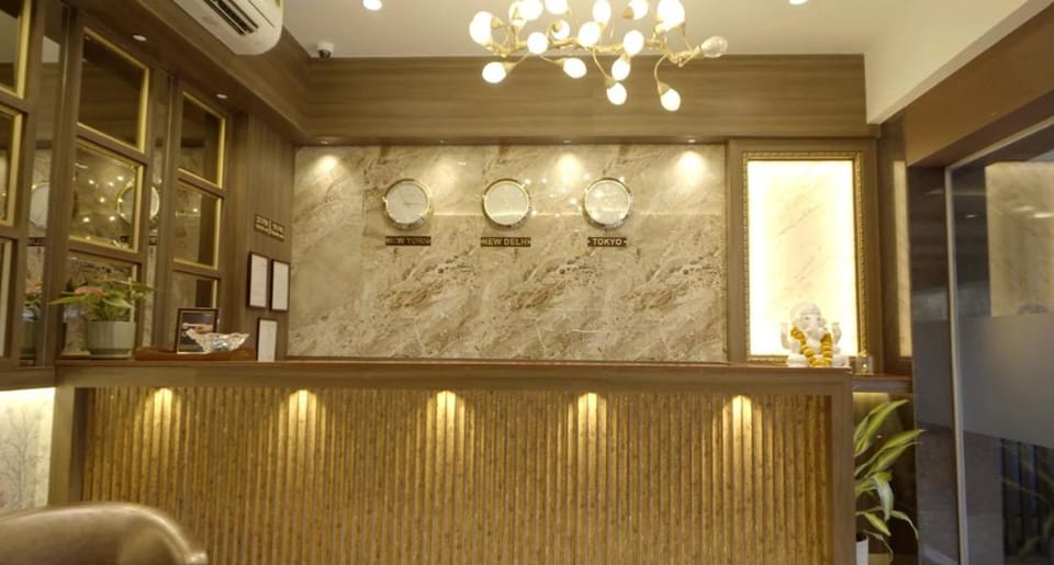 Lobby or reception, air conditioner