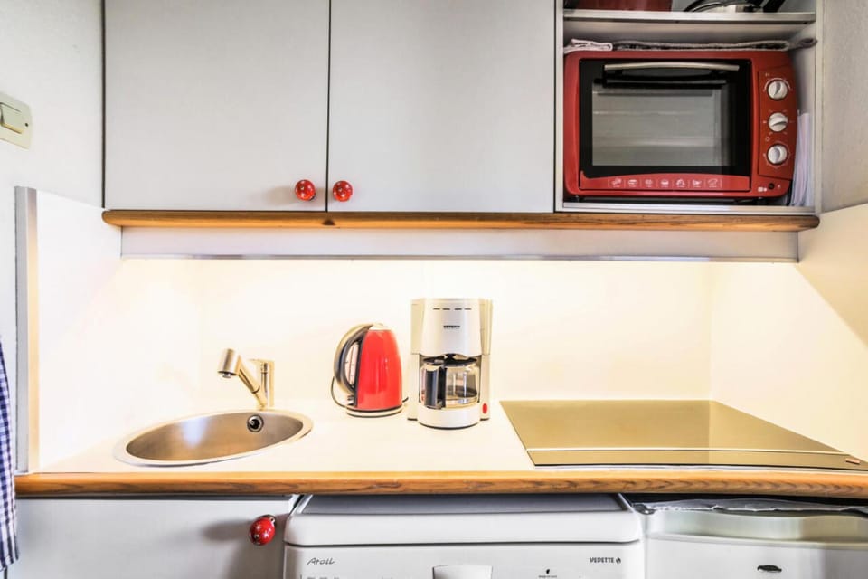 Bathroom, microwave, kitchen