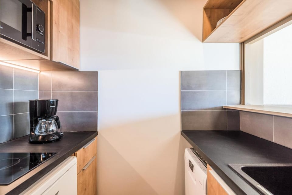 Bathroom, microwave, kitchen
