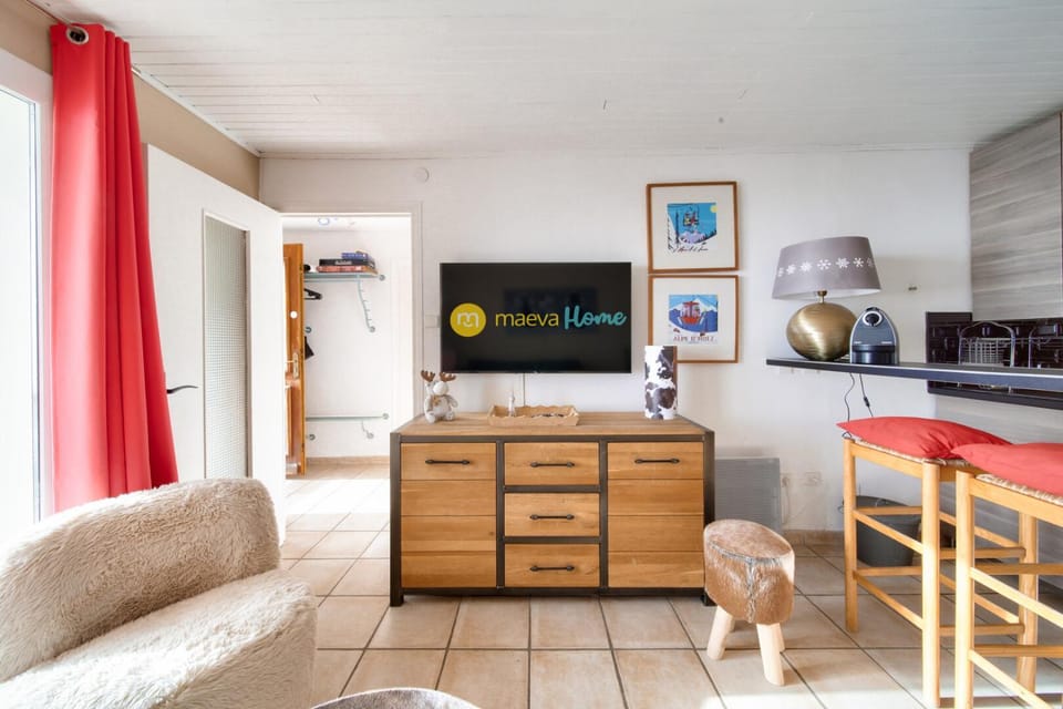 Appartement à l'Alpe d'Huez retour skis aux pieds - maeva Home - Appartement skis aux pieds vue montagne 2 pièces 5 personnes - Prestige MAE-2614 Apartment in Huez