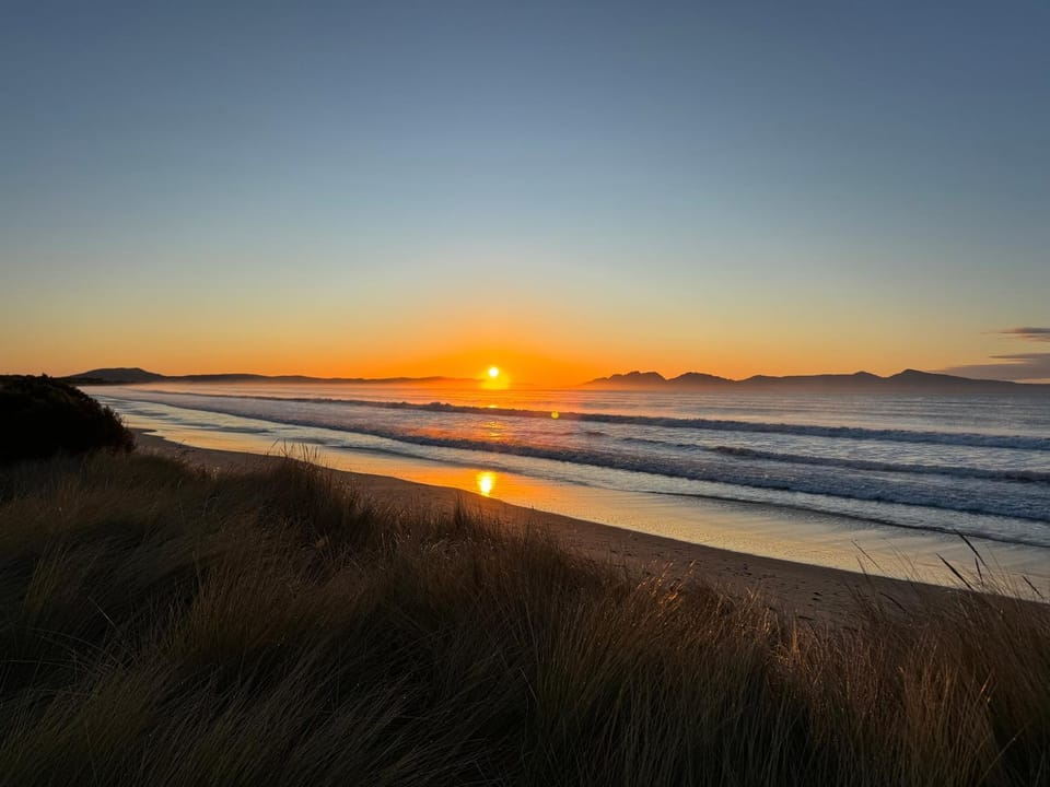 Natural landscape, Beach, Sea view, Sunset