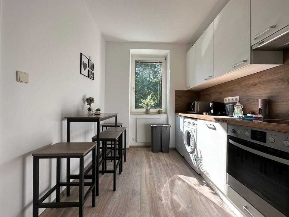 Coffee/tea facilities, Kitchen or kitchenette, Dining area, dishwasher, minibar, pet friendly, stove, toaster, kitchen