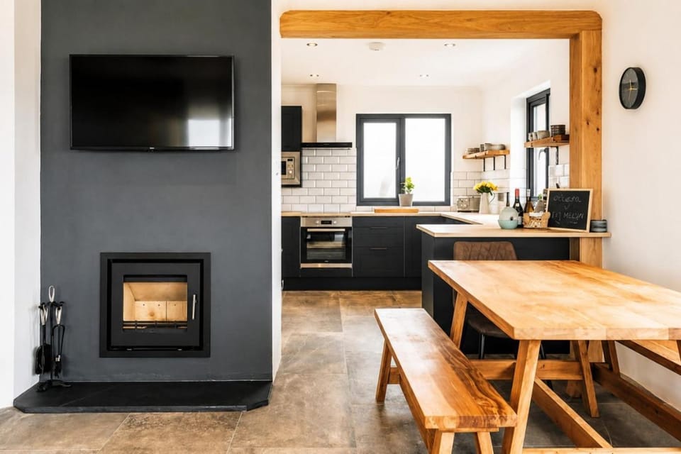 Modern balcony property, Sea views over Newgale Apartment in Nolton and Roch