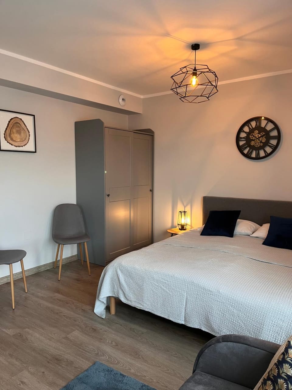 Bed, Photo of the whole room, Bedroom, wardrobe
