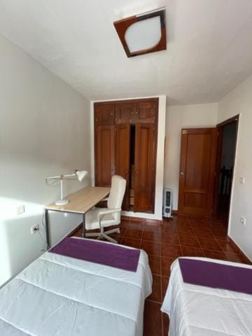Bed, Photo of the whole room, Bedroom, hair dresser, wardrobe