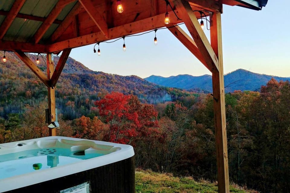 Natural landscape, Hot Tub, Mountain view