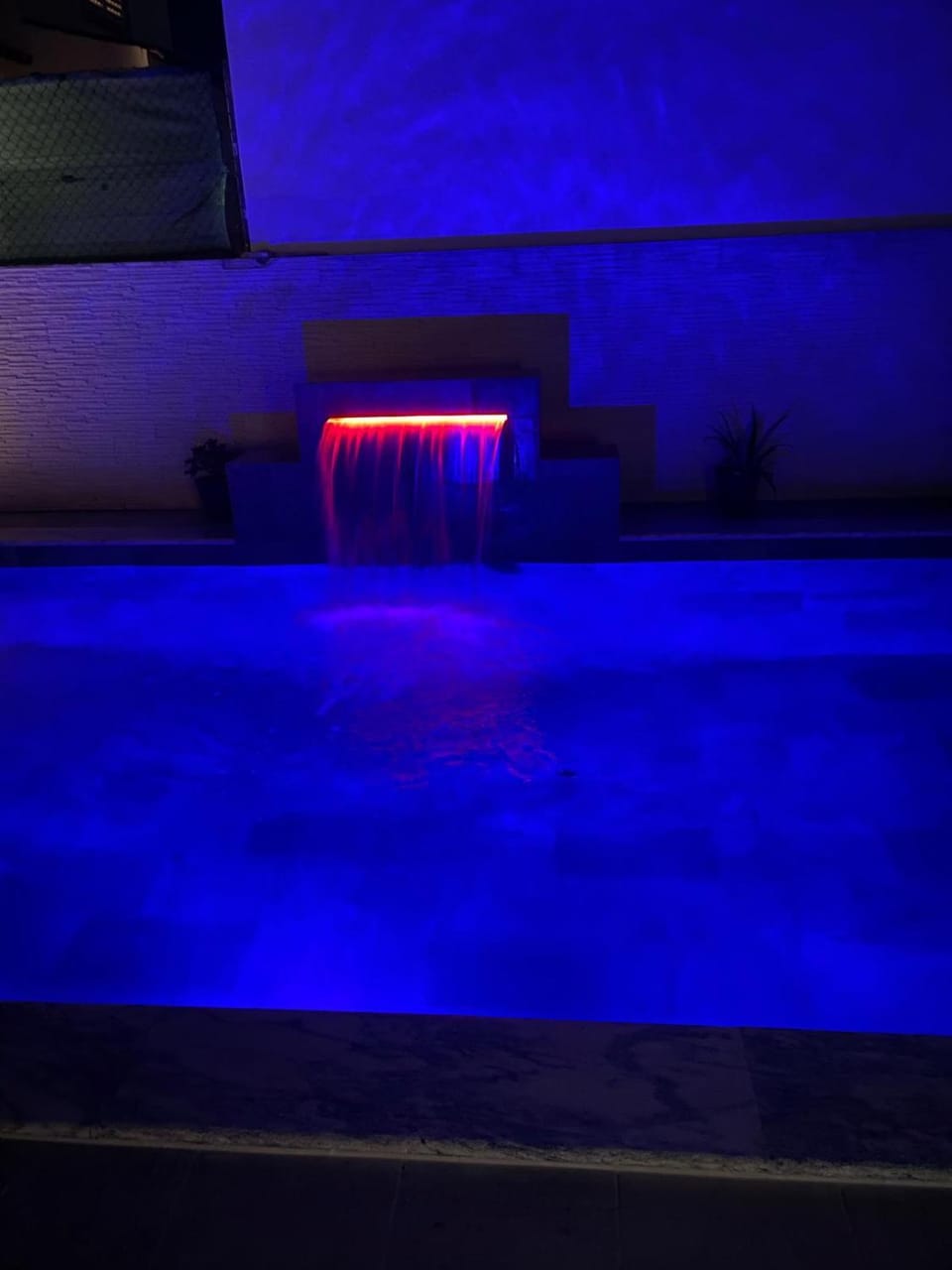 Night, Swimming pool