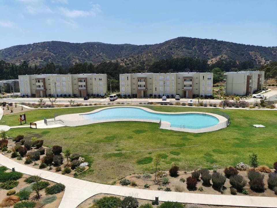 Natural landscape, Garden, Mountain view, Swimming pool
