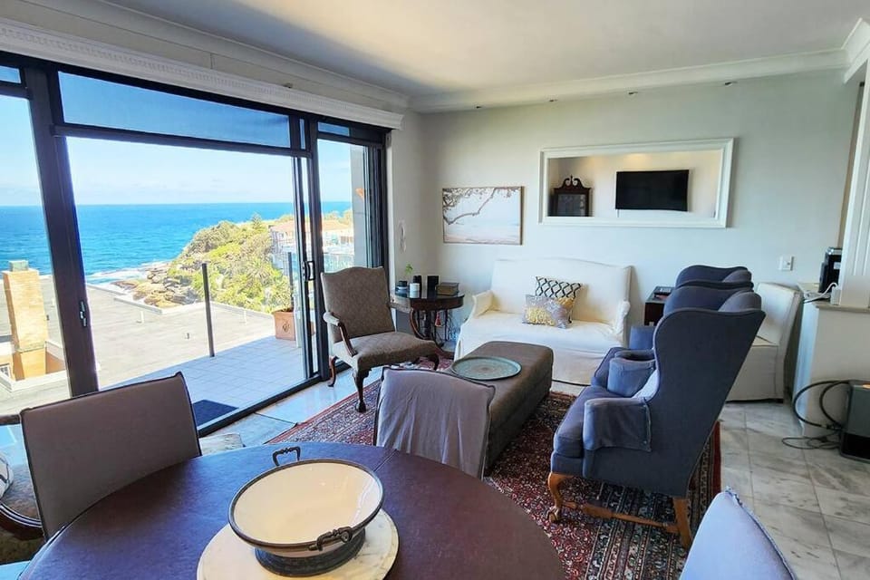 Natural landscape, Living room, Seating area, Sea view