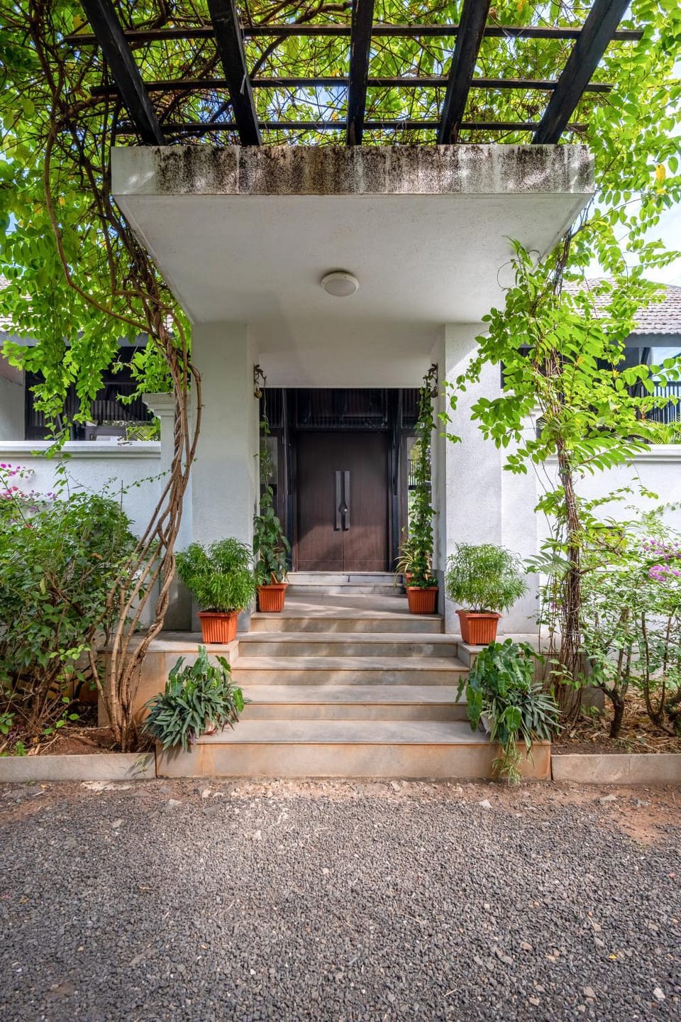 Property building, Garden view