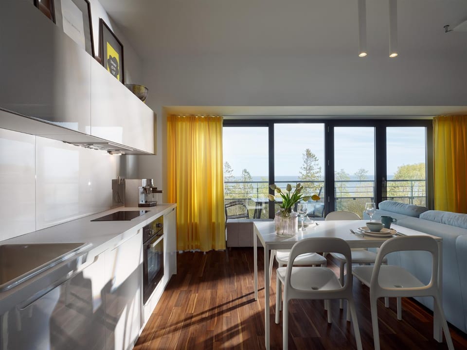 Natural landscape, Kitchen or kitchenette, Living room