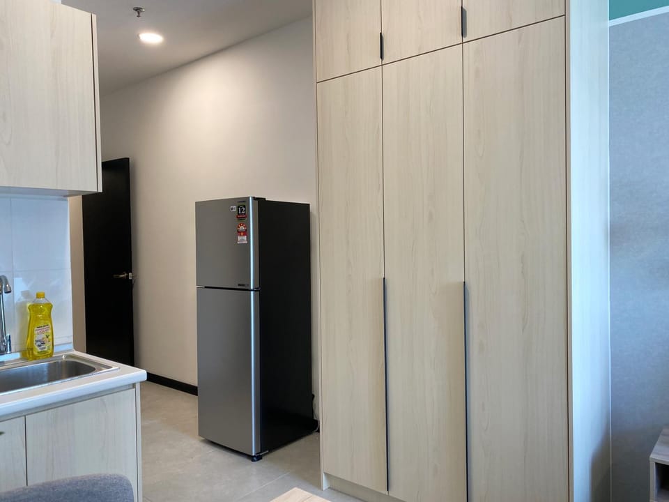Kitchen or kitchenette, wardrobe