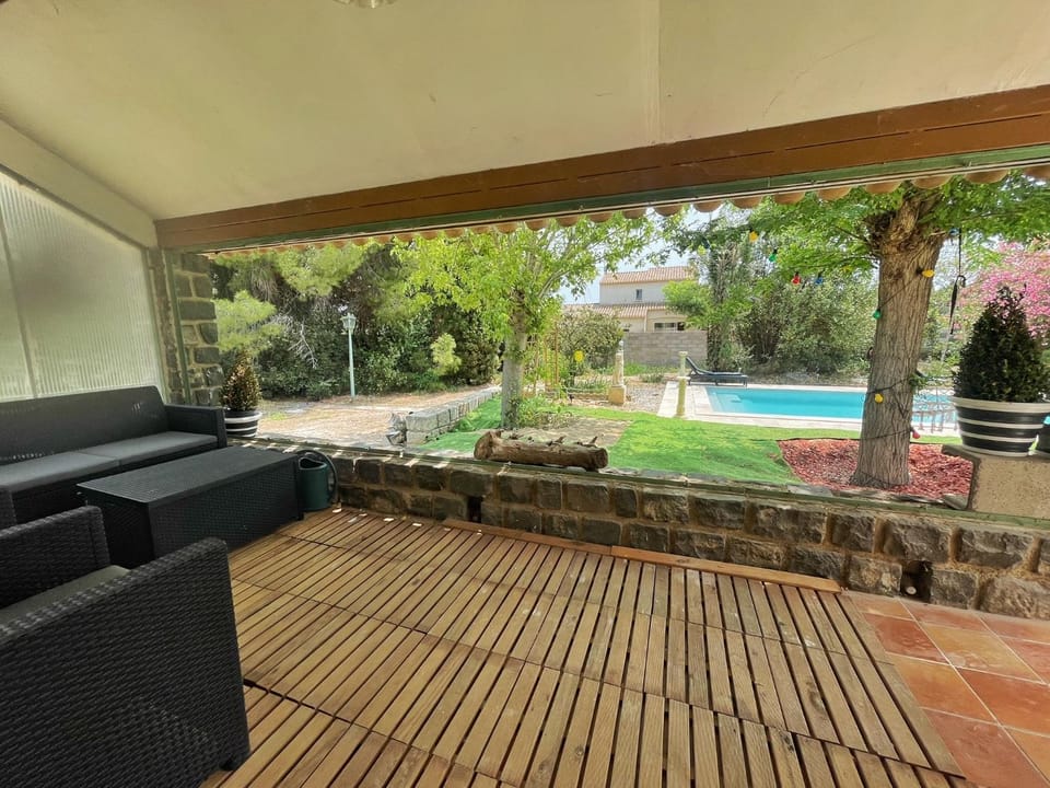Patio, Garden view, Pool view