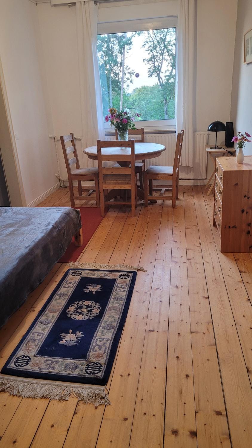 Living room, Seating area, Dining area