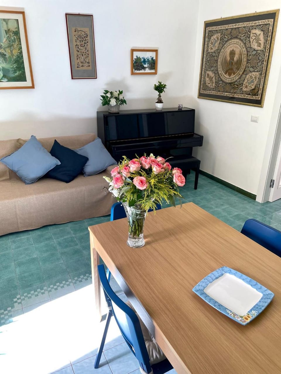 Il balcone sulla piazza House in Torre Annunziata