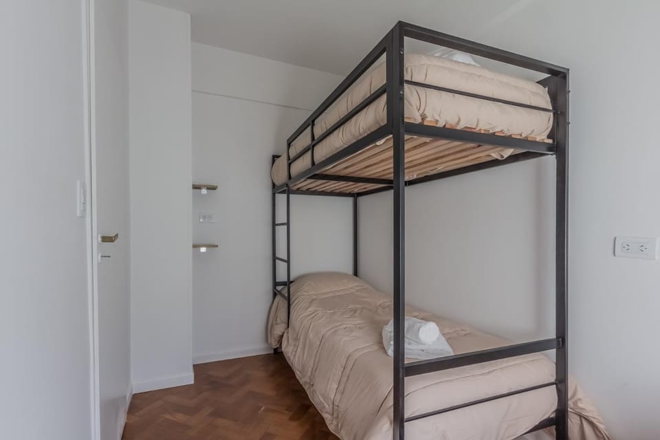 Bed, Photo of the whole room, Bedroom, bunk bed, wardrobe