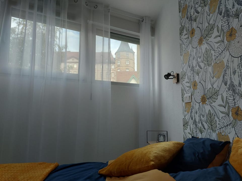 Appart' DuChatelain lumineux, vue sur château Apartment in Montbéliard