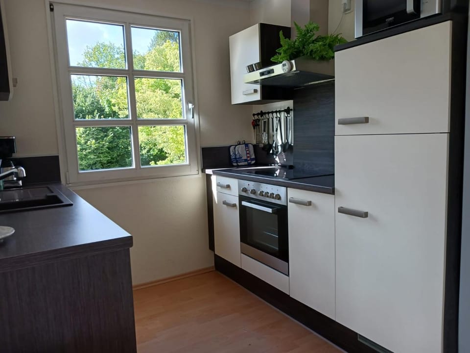 Landidylle mit Garten, Whirlpool und Klima Apartment in North Rhine-Westphalia