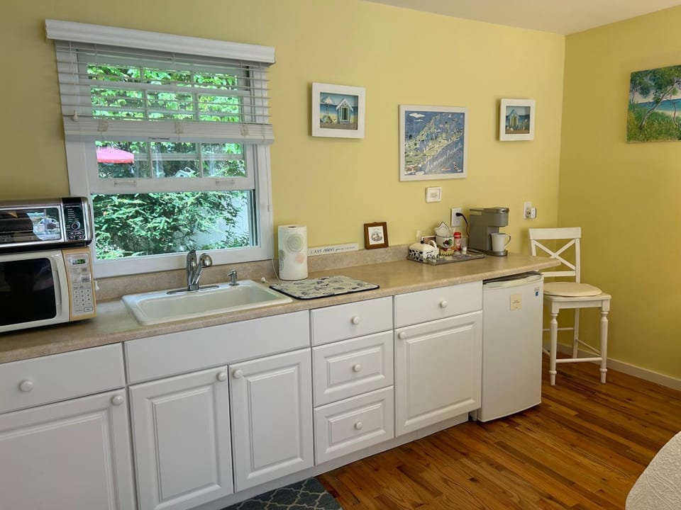 Kitchen or kitchenette, minibar, oven