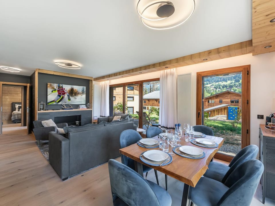Appartement neuf, 4 personnes, terrasse, 15 min du centre de Megève - FR-1-569-96 Apartment in Megève