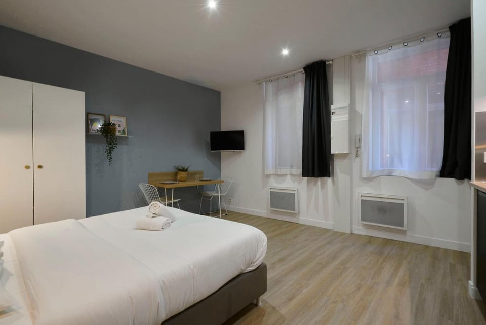 Equipped studio in the heart of the stations Apartment in Lille