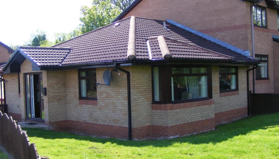 Property building, Garden view