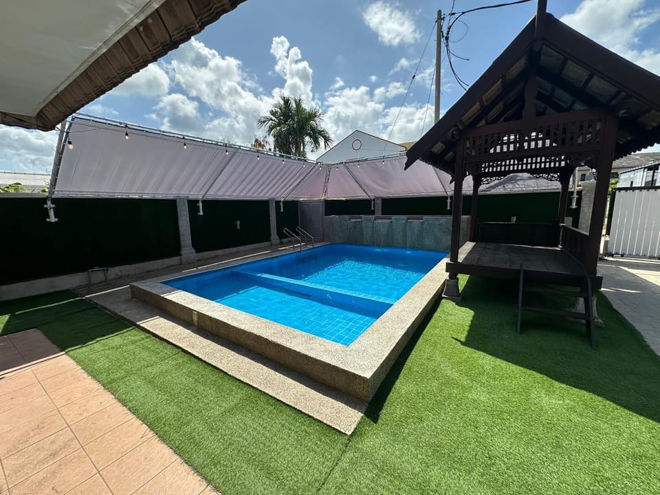 Patio, Day, Pool view, Swimming pool