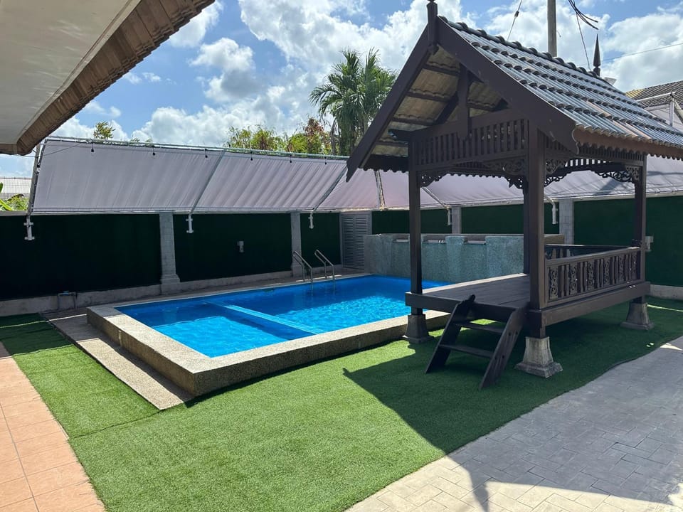 Patio, Day, Pool view, Swimming pool