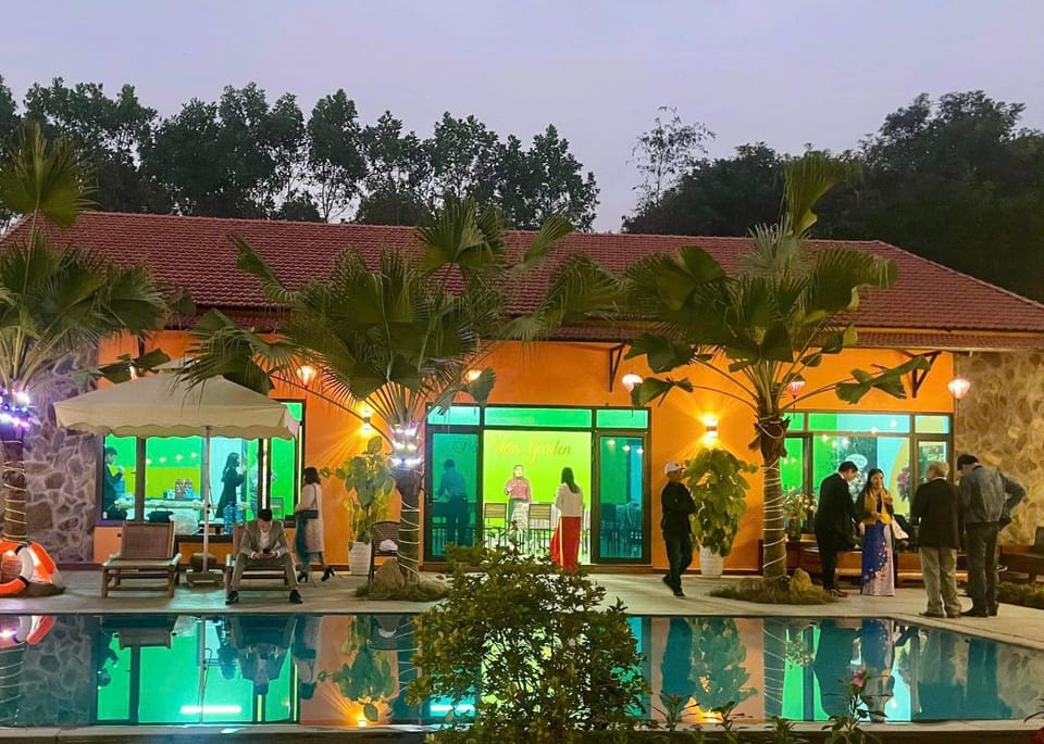 Property building, Patio, Pool view, Swimming pool
