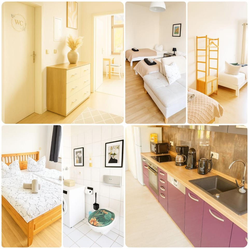 TOP ANGEBOT - große Wohnung - max 6 Personen - WiFi - Waschmaschine - Badewanne - 2 Parkplätze - zentrale Lage - große Küche TOP Apartment in Chemnitz