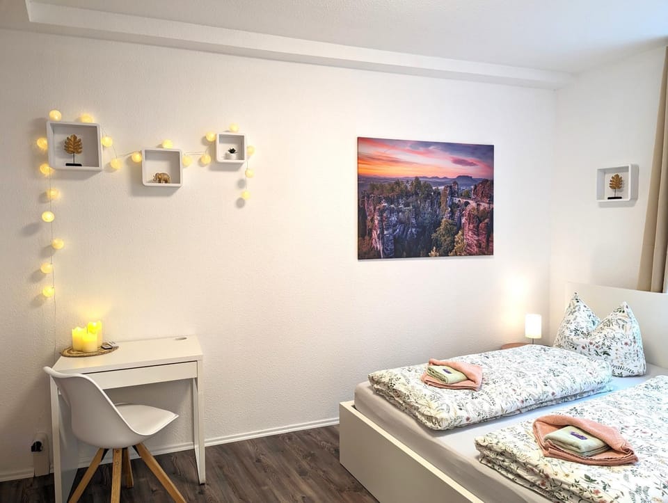 HW3B - Helle Grosse Wohnung Fuer Bis Zu 6 Personen Apartment in Sächsische Schweiz-Osterzgebirge