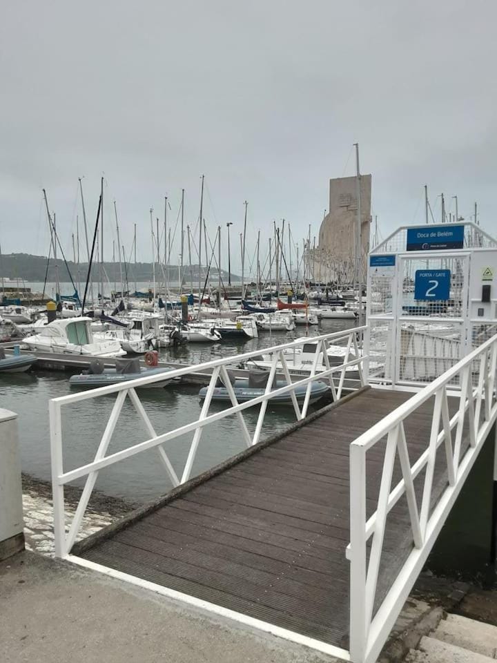 Vintage Sailboat in Belém Docked boat in Lisbon