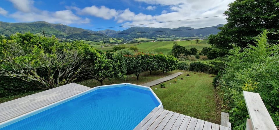 Spring, Natural landscape, Garden, Garden view, Mountain view, Pool view, Swimming pool