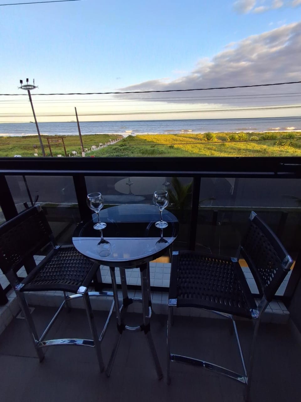 Natural landscape, Balcony/Terrace, Dining area, Sea view