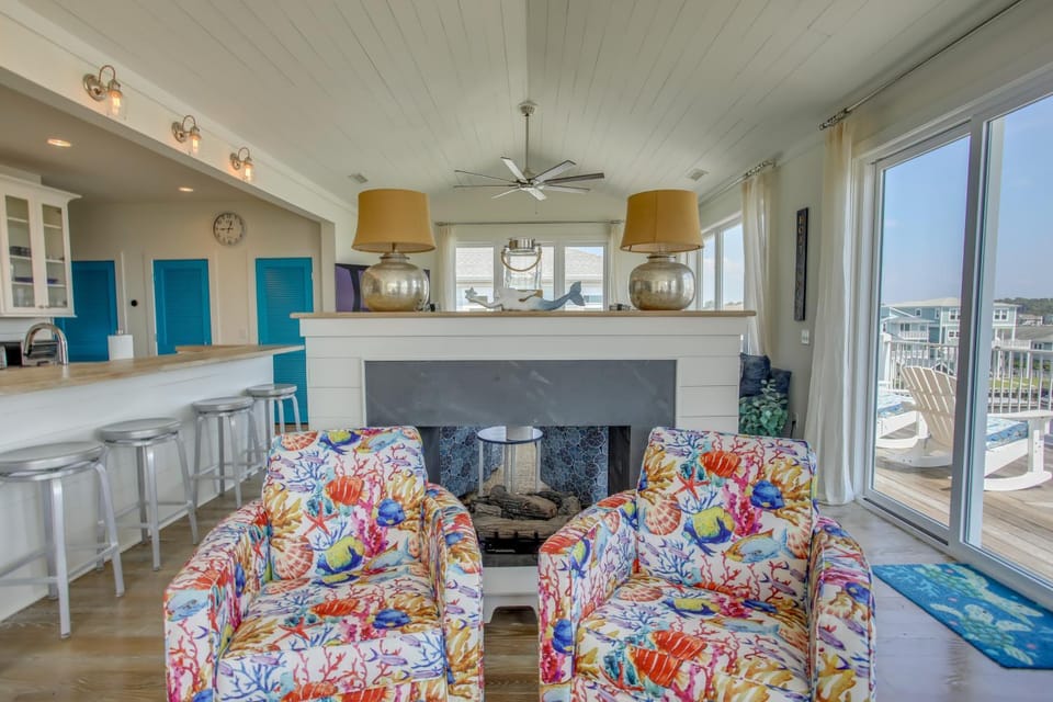 Holden Beach House w/ Boat Dock: Steps to Beach! House in Holden Beach