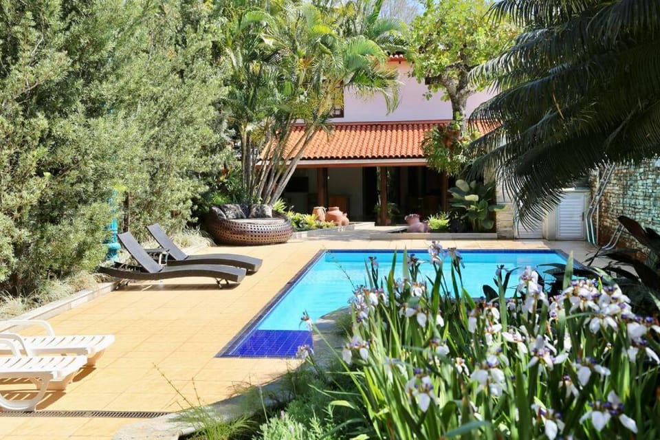Casal no centro, piscina aquecida, banheira, sauna House in Pirenópolis