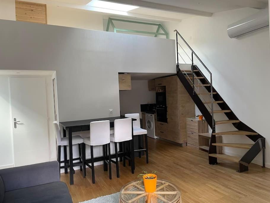 Appartement atypique et fraîchement rénové Apartment in Auvergne-Rhône-Alpes