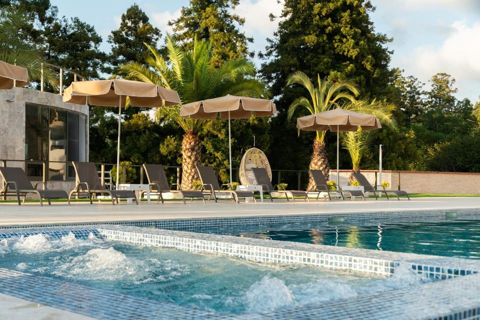 Day, Natural landscape, Garden, Pool view, Swimming pool