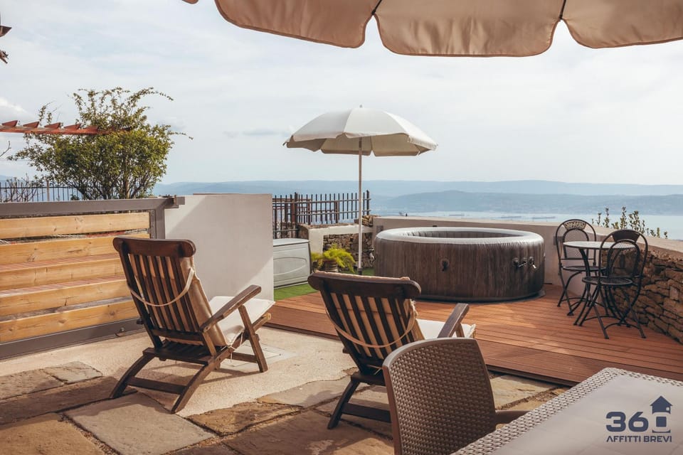 Garden, Hot Tub, View (from property/room), Balcony/Terrace, Spa and wellness centre/facilities, Swimming pool