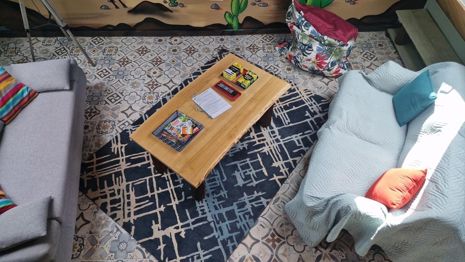 Living room, Photo of the whole room, Seating area, Dining area, Bedroom